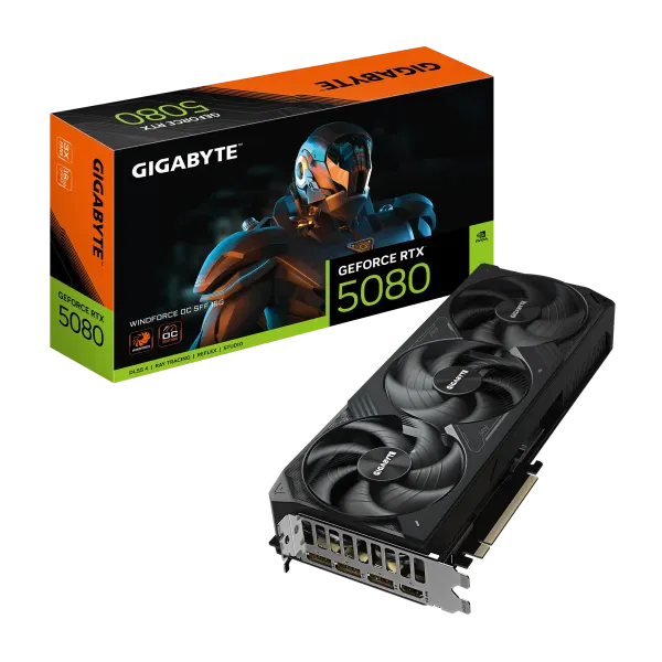 GIGABYTE GeForce RTX 5080 WINDFORCE OC SFF 16G Graphics Card (Copy)
